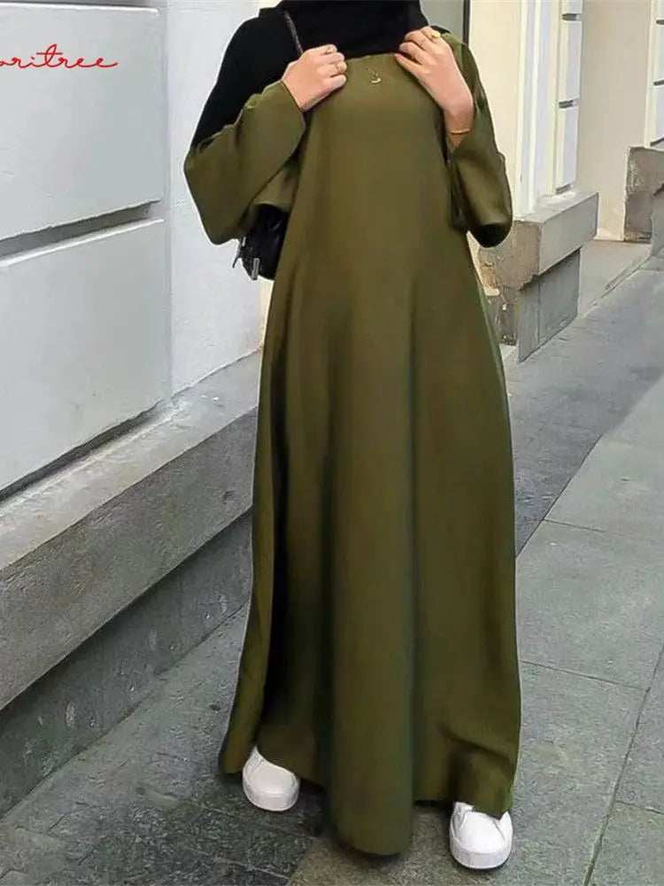 Robe Abaya en Satin