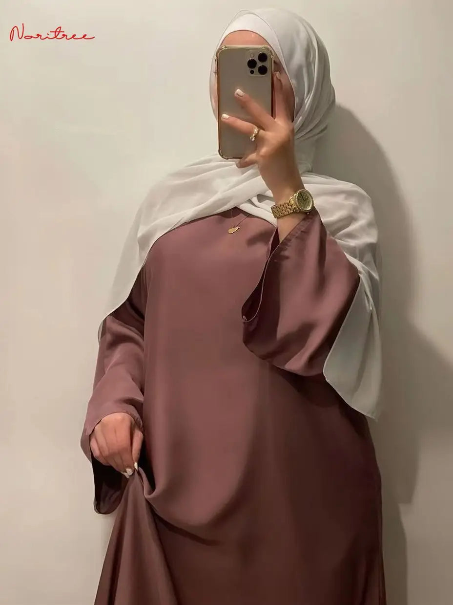 Robe Abaya en Satin