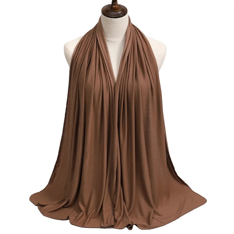 Hijab Modal Kaki