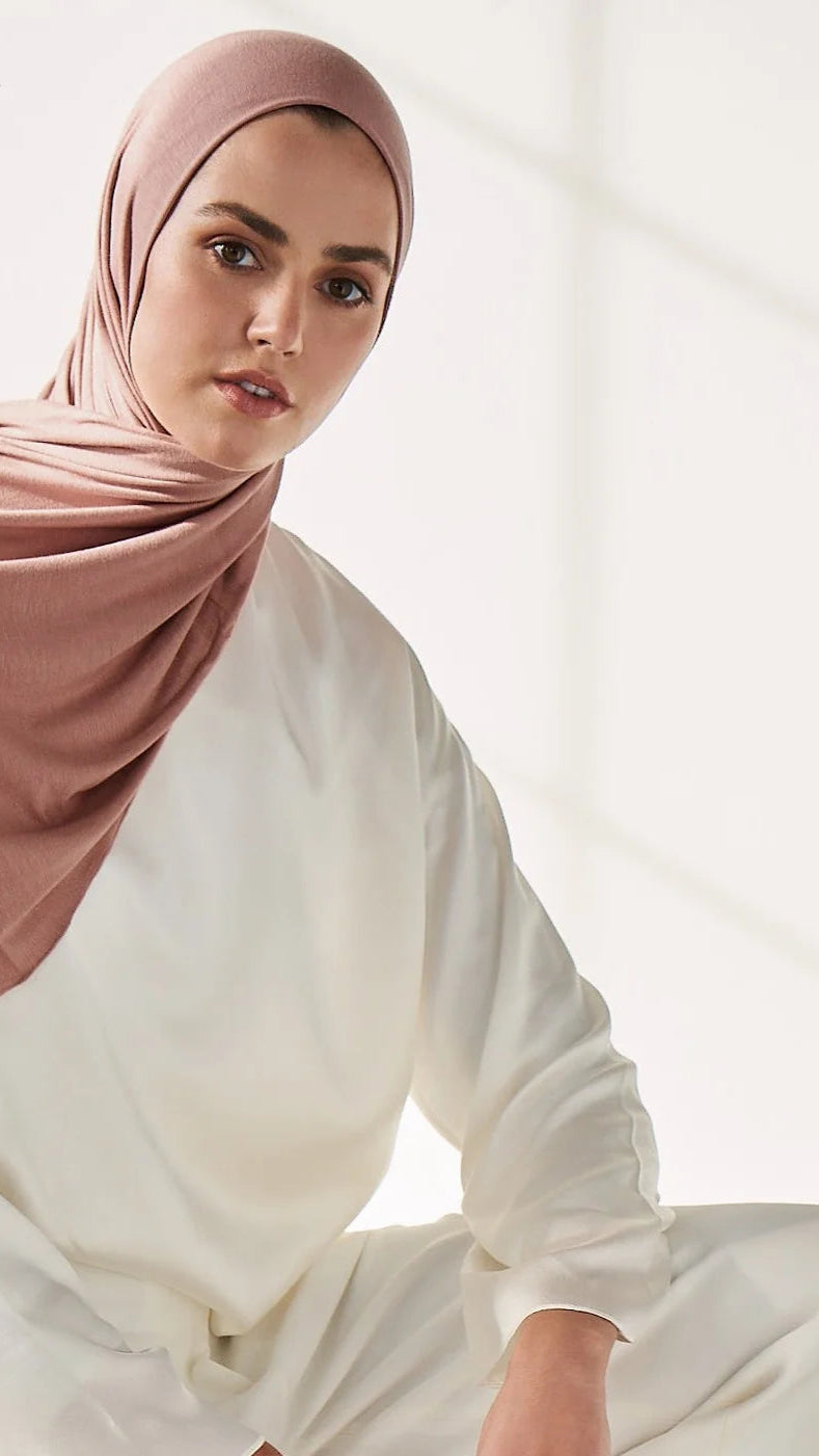 Hijab Jersey Premium Beige Amande