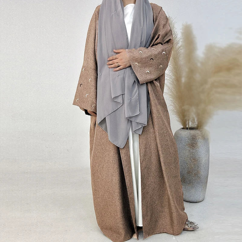 Kimono Abaya Lune Marron
