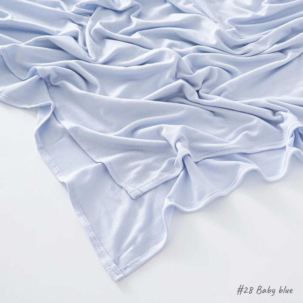 Hijab Jersey Premium Bleu Clair Pastel