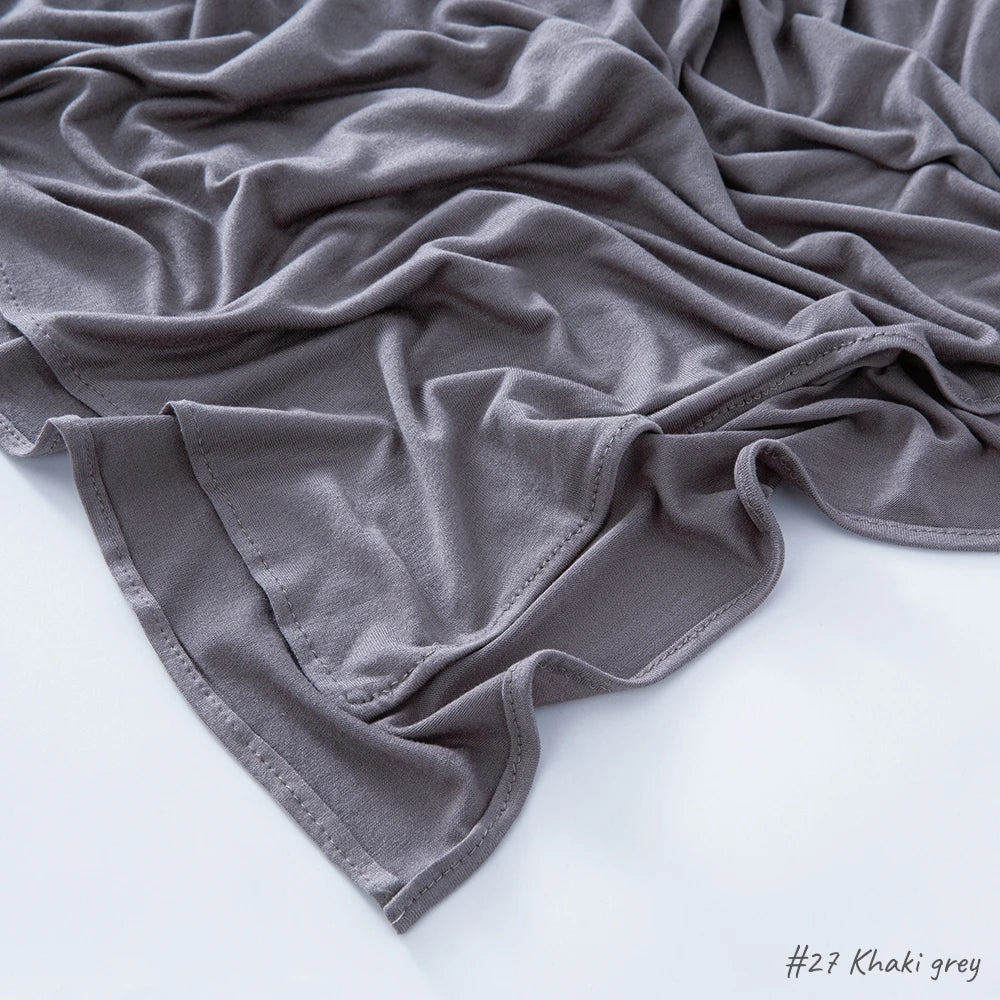 Hijab en Jersey Premium Gris Sombre