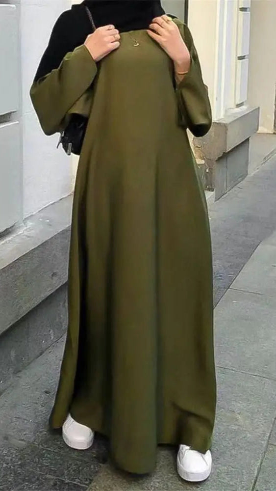 Robe Abaya en Satin