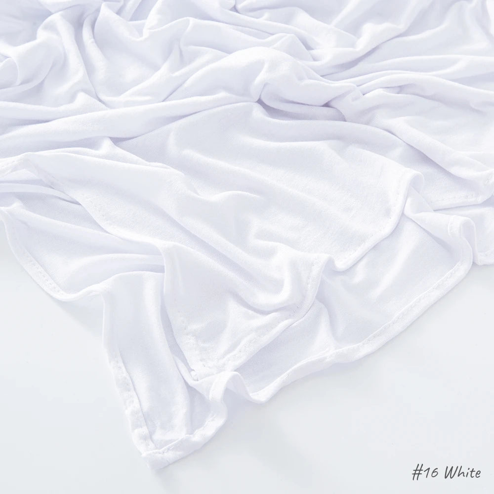 Hijab Jersey Premium Blanc