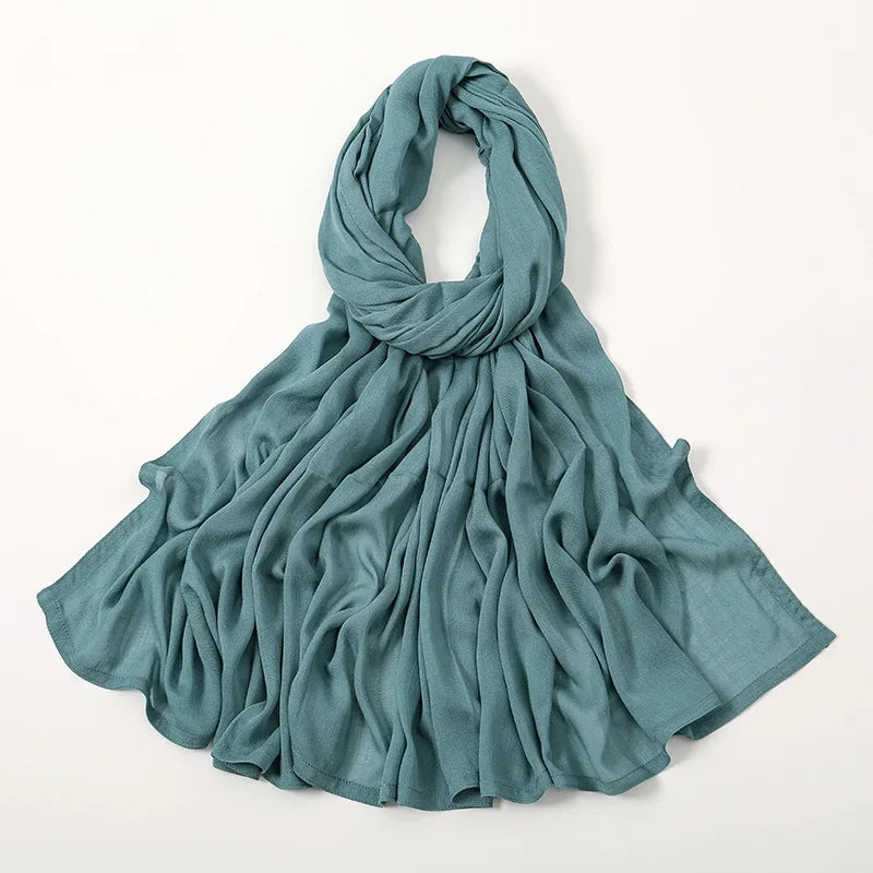 Hijab en Coton Supérieur - Rose Intense