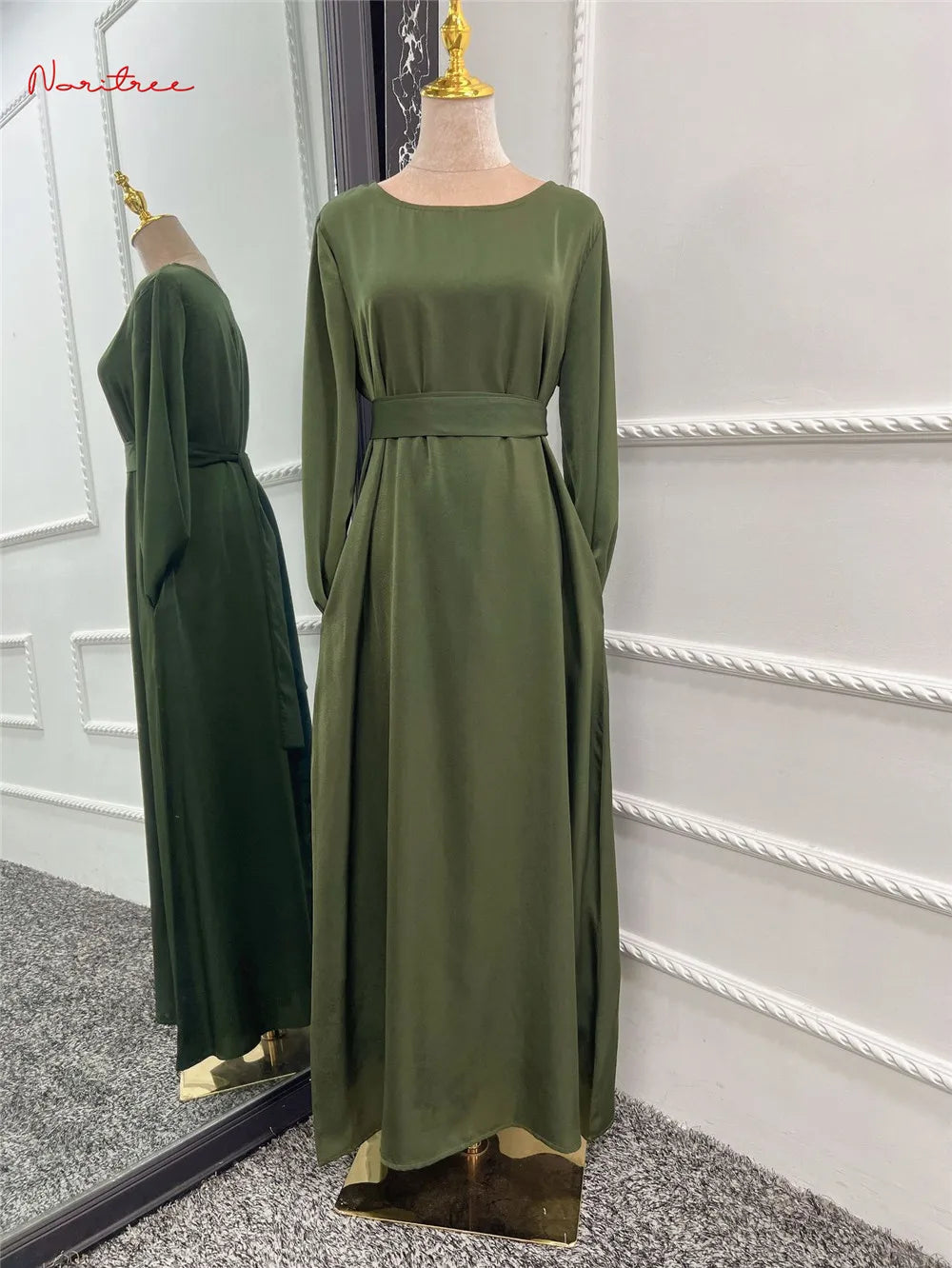 Robe Abaya en Satin