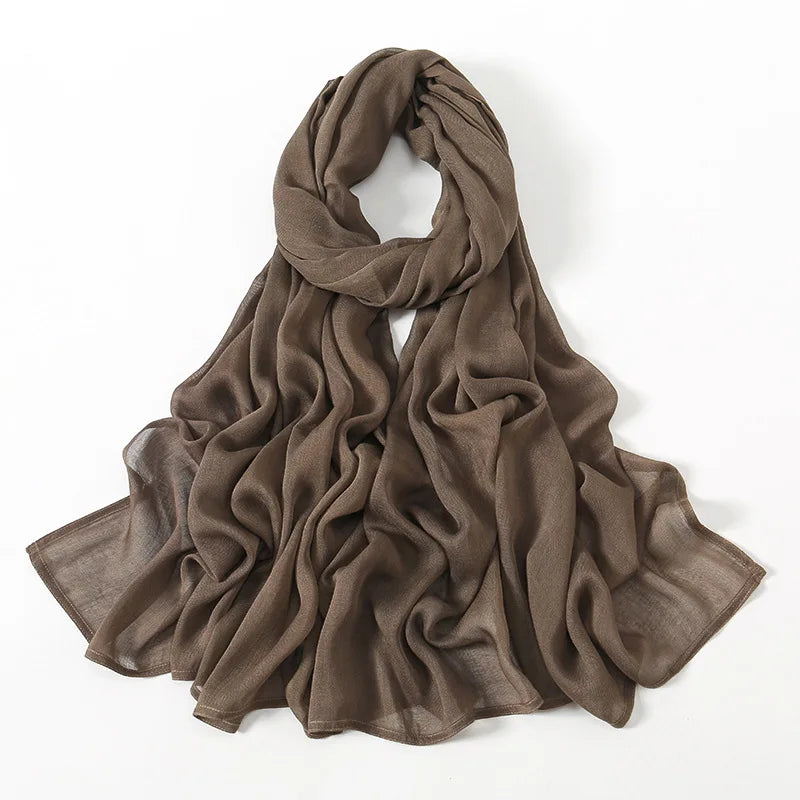 Hijab en Coton Supérieur - Rose Intense
