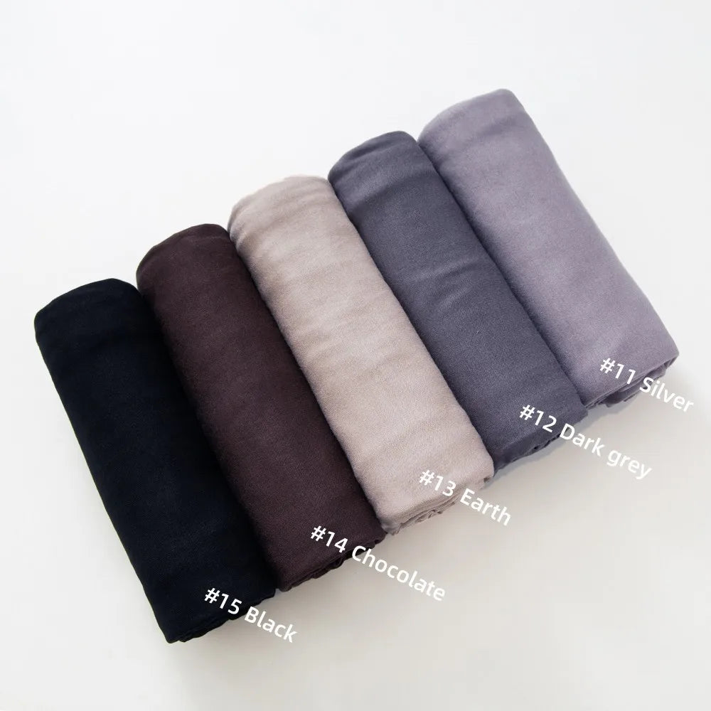 Hijab en Jersey Premium Gris Sombre