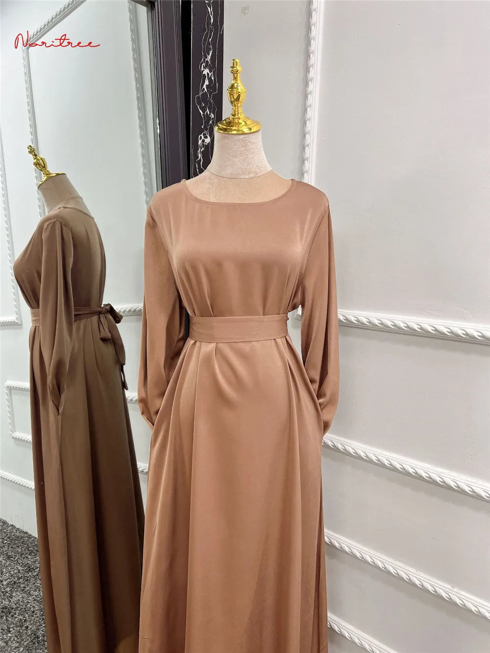 Robe Abaya en Satin